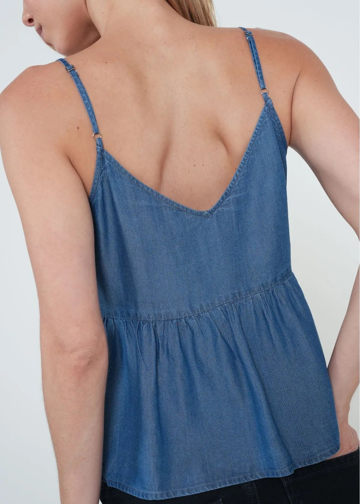 Denim type shirt