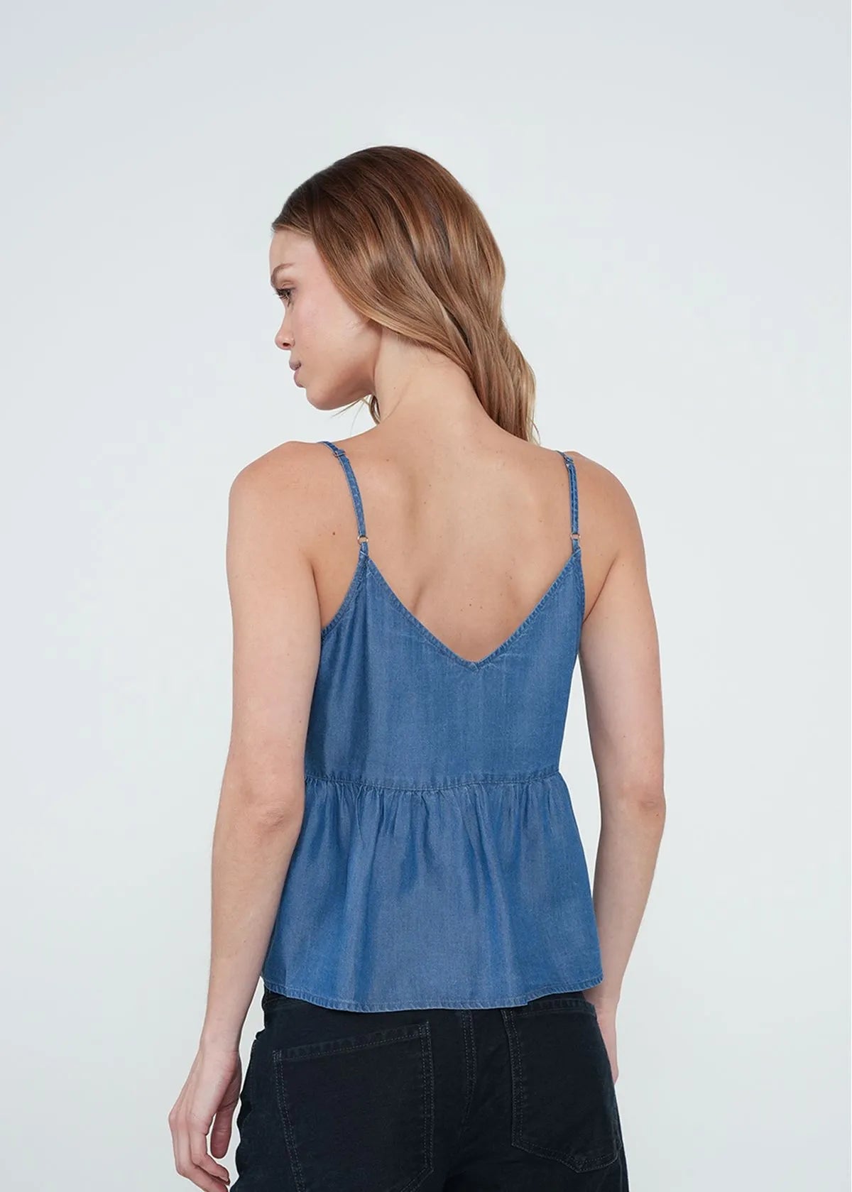 Denim type shirt