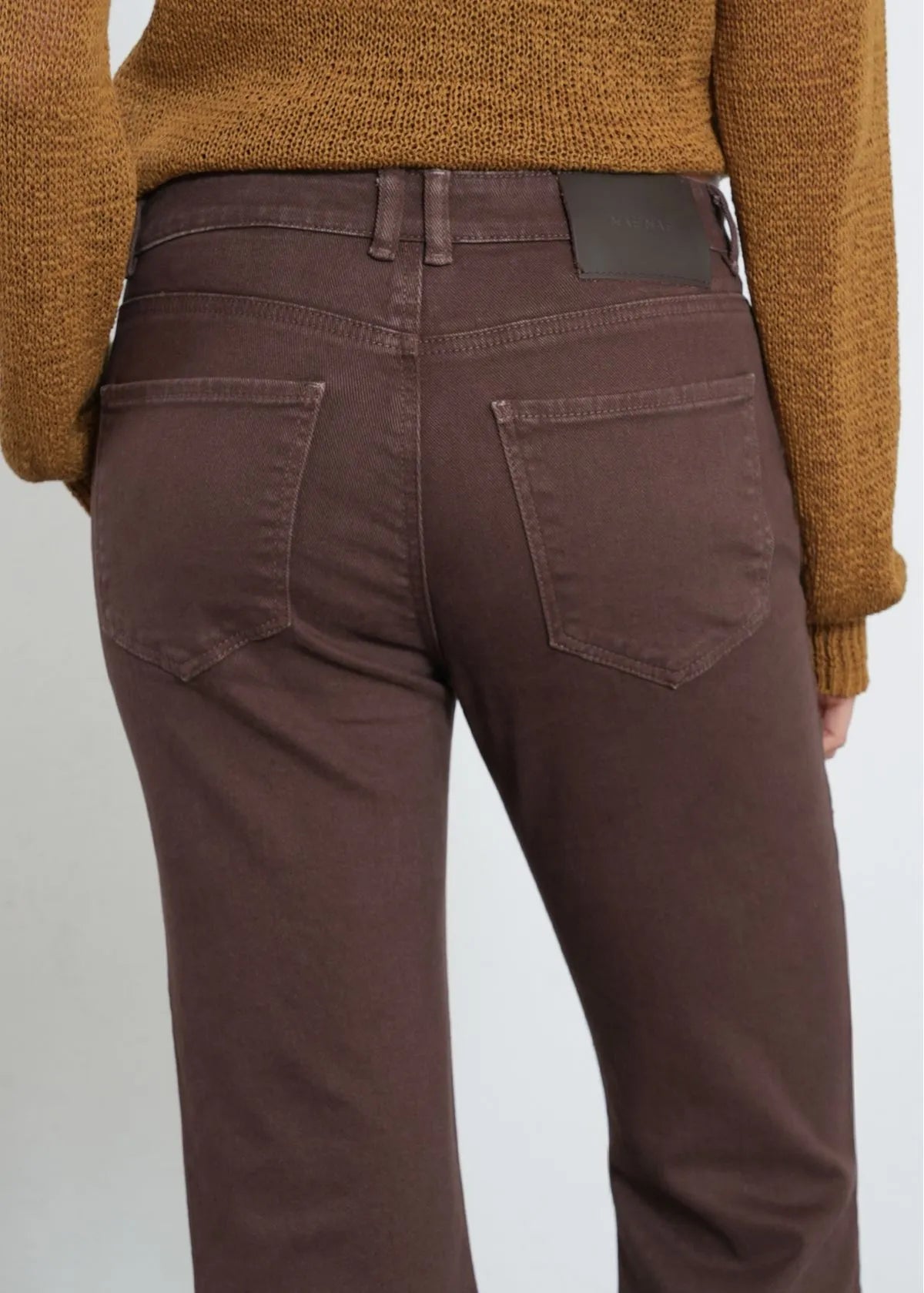 Jean flare tiro alto