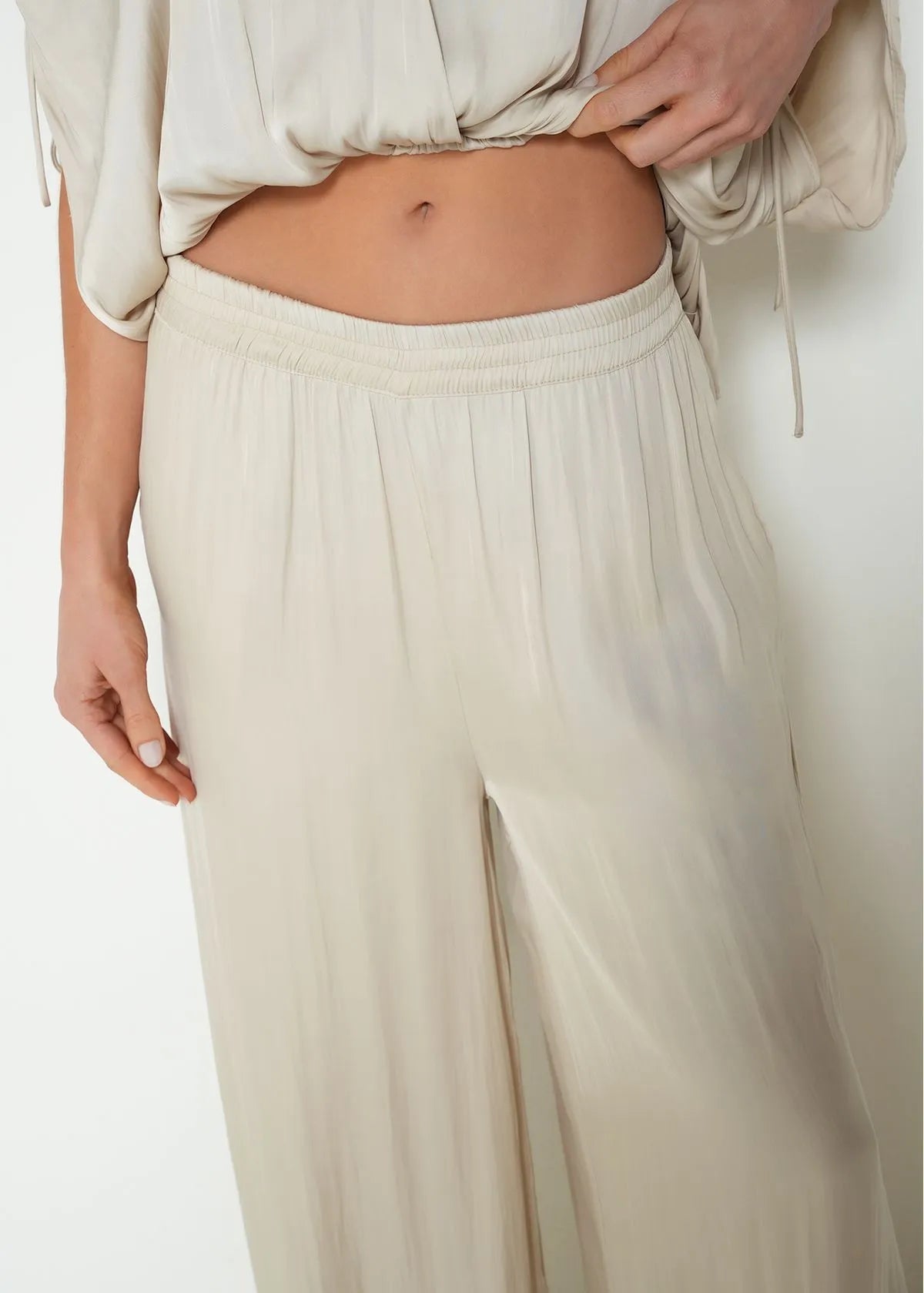 Palazzo high-rise pants