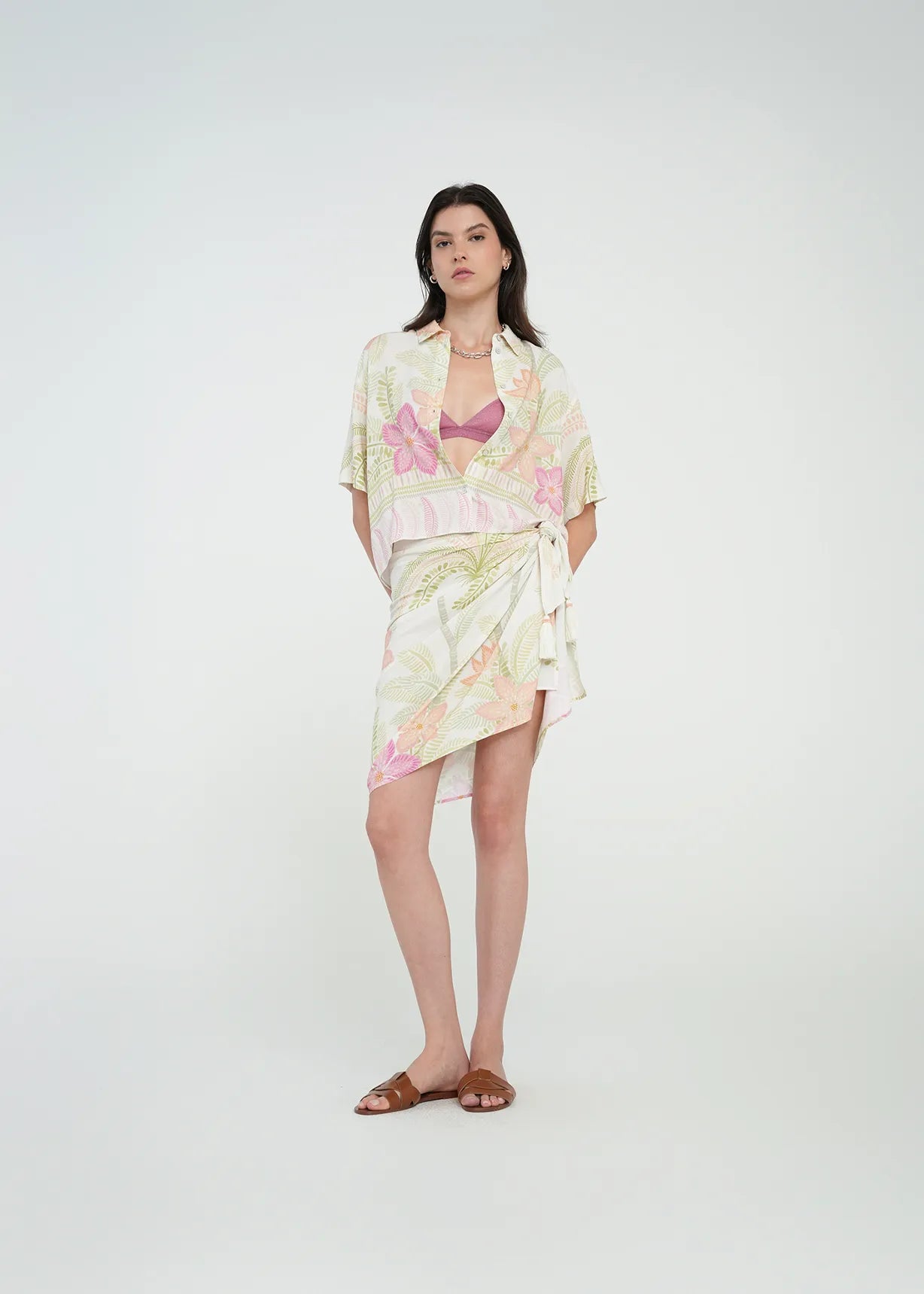 Shirt with wild print
