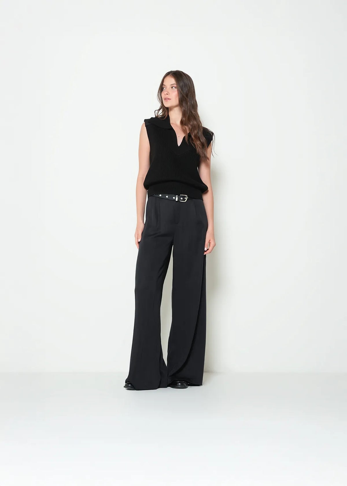 Palazzo pants super high waist