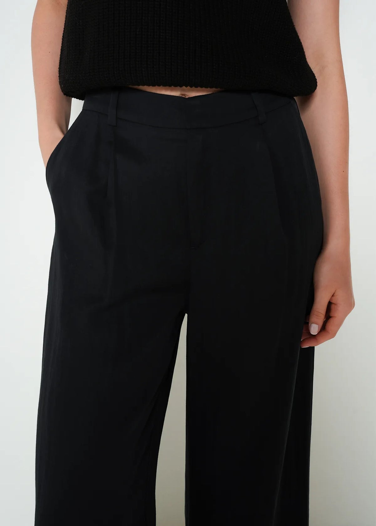 Palazzo pants super high waist