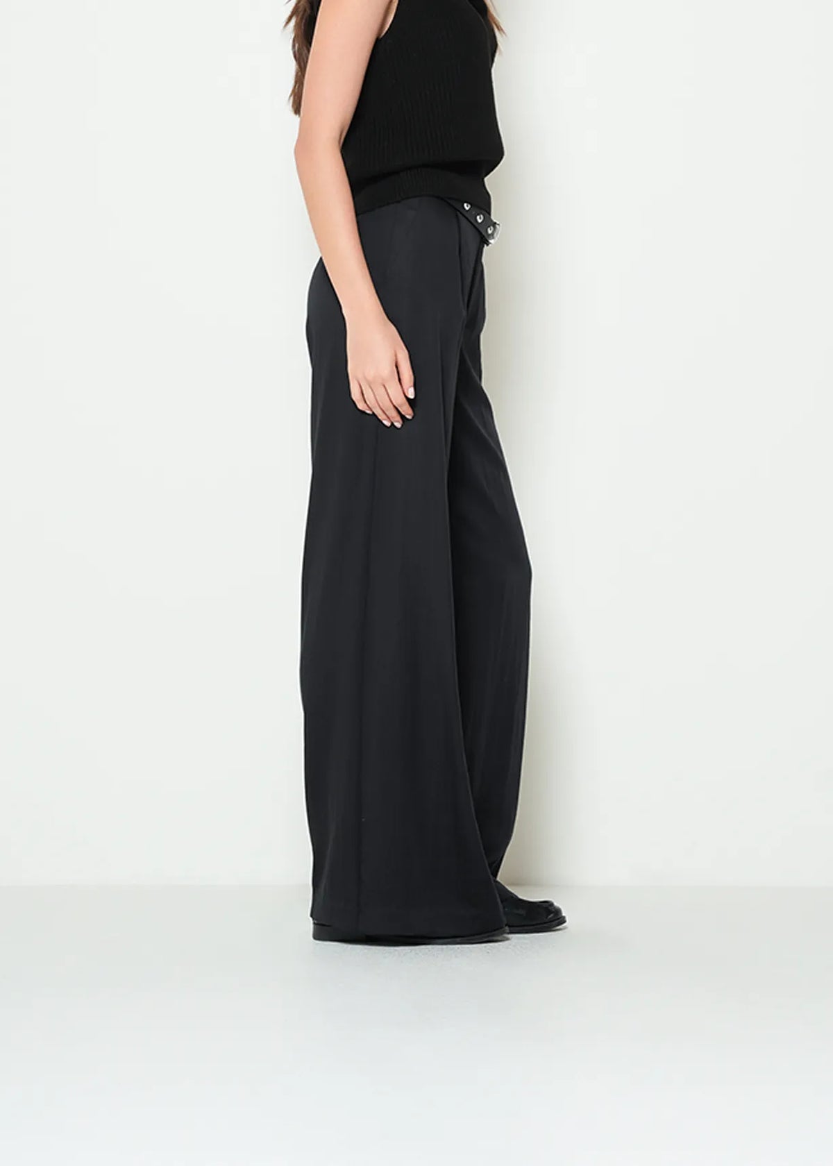 Palazzo pants super high waist