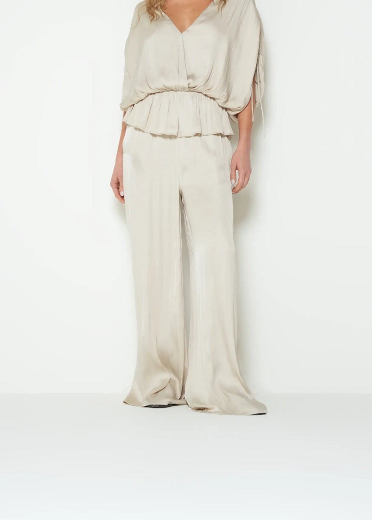 Palazzo high-rise pants