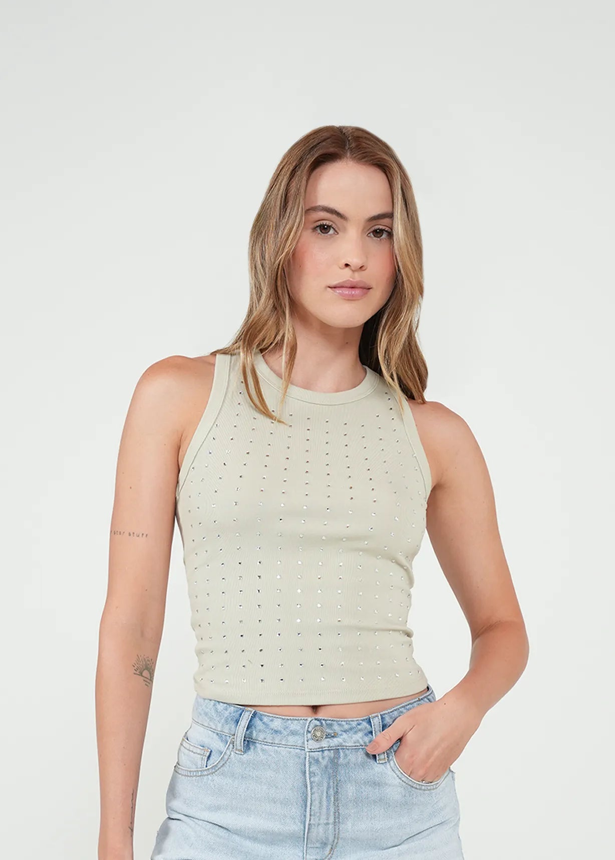 T-shirt with armhole sleeves