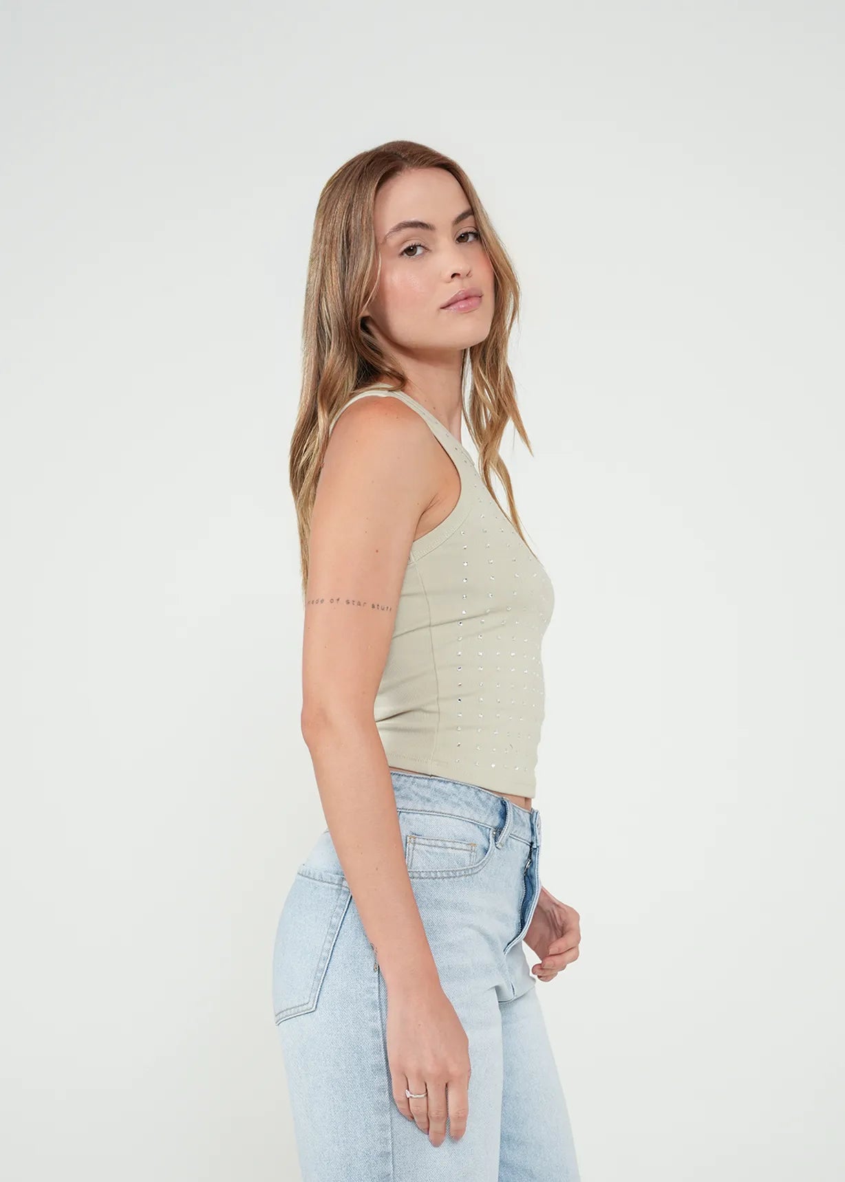 T-shirt with armhole sleeves