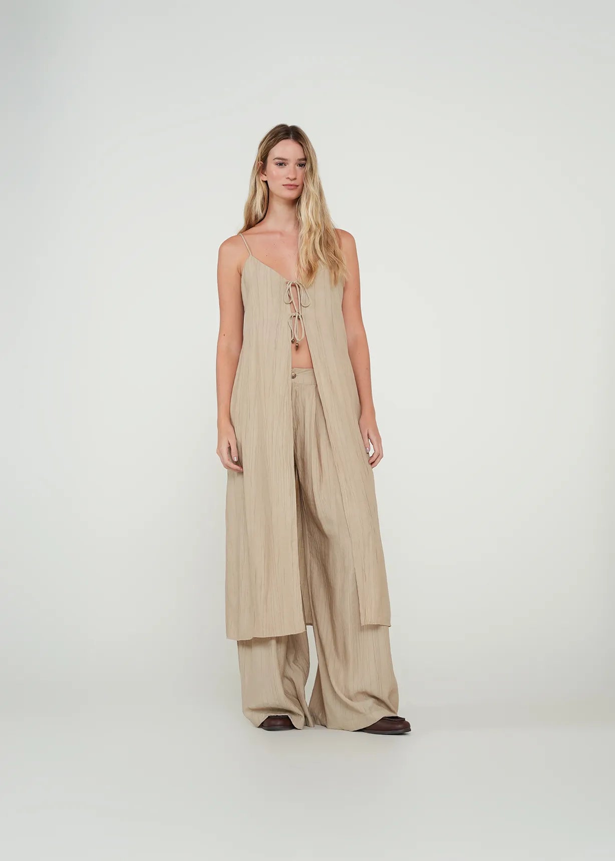 Long strappy shirt