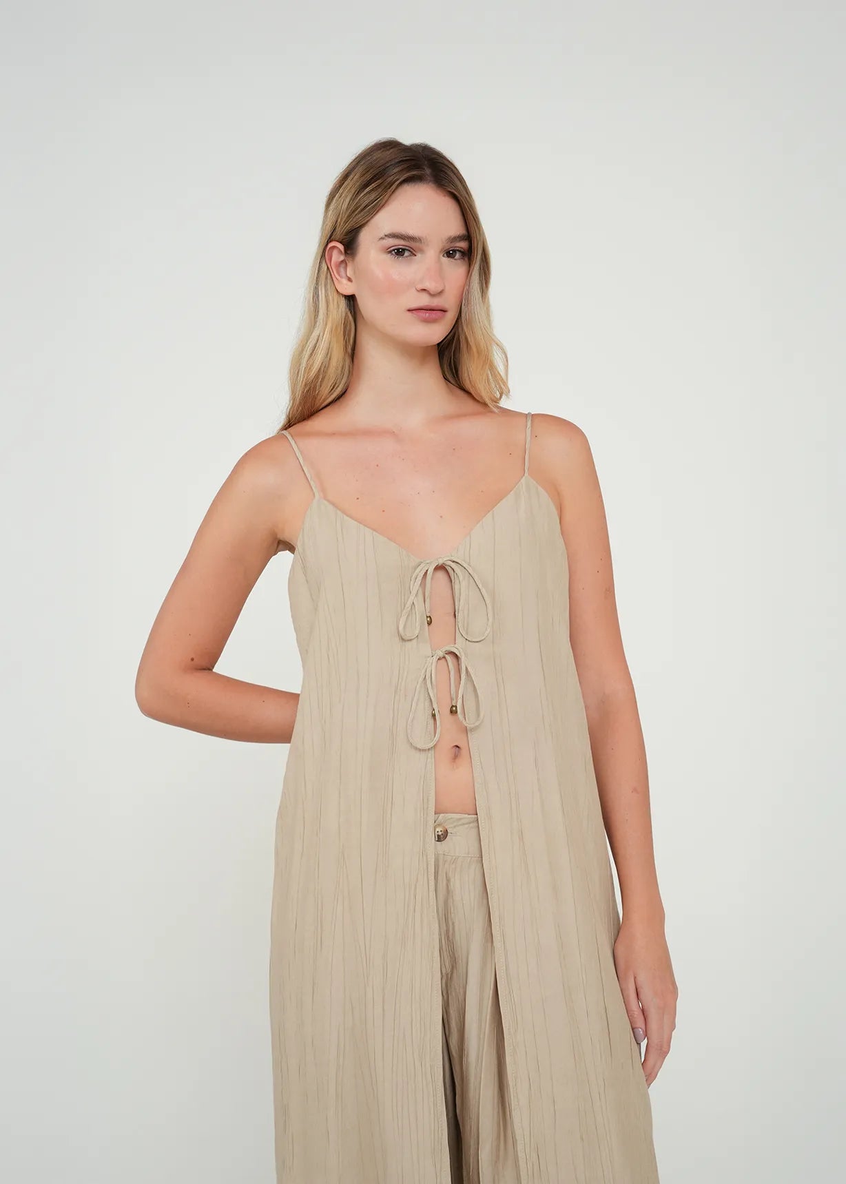 Long strappy shirt
