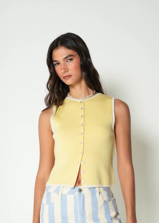 T-shirt woven with armhole sleeves