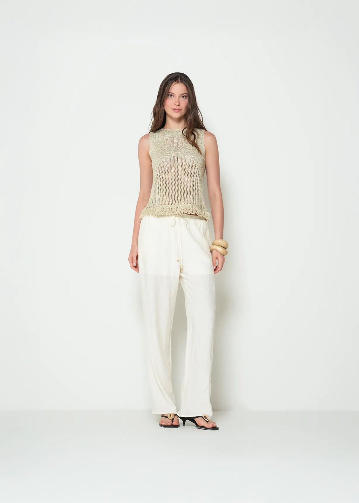 Woven T-shirt