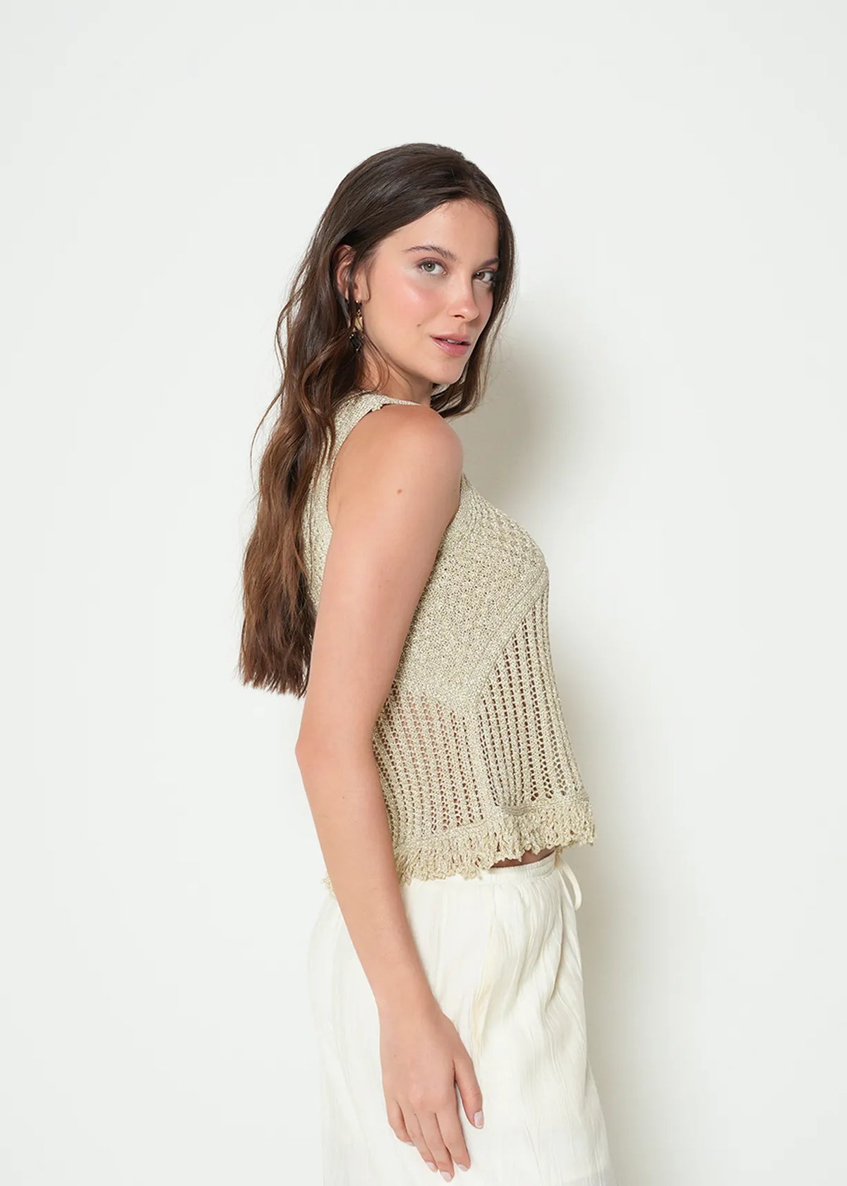 Woven T-shirt