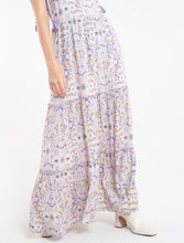 Load image into Gallery viewer, Long dress.  • Round neck.  • Strips with decorative tassels.
