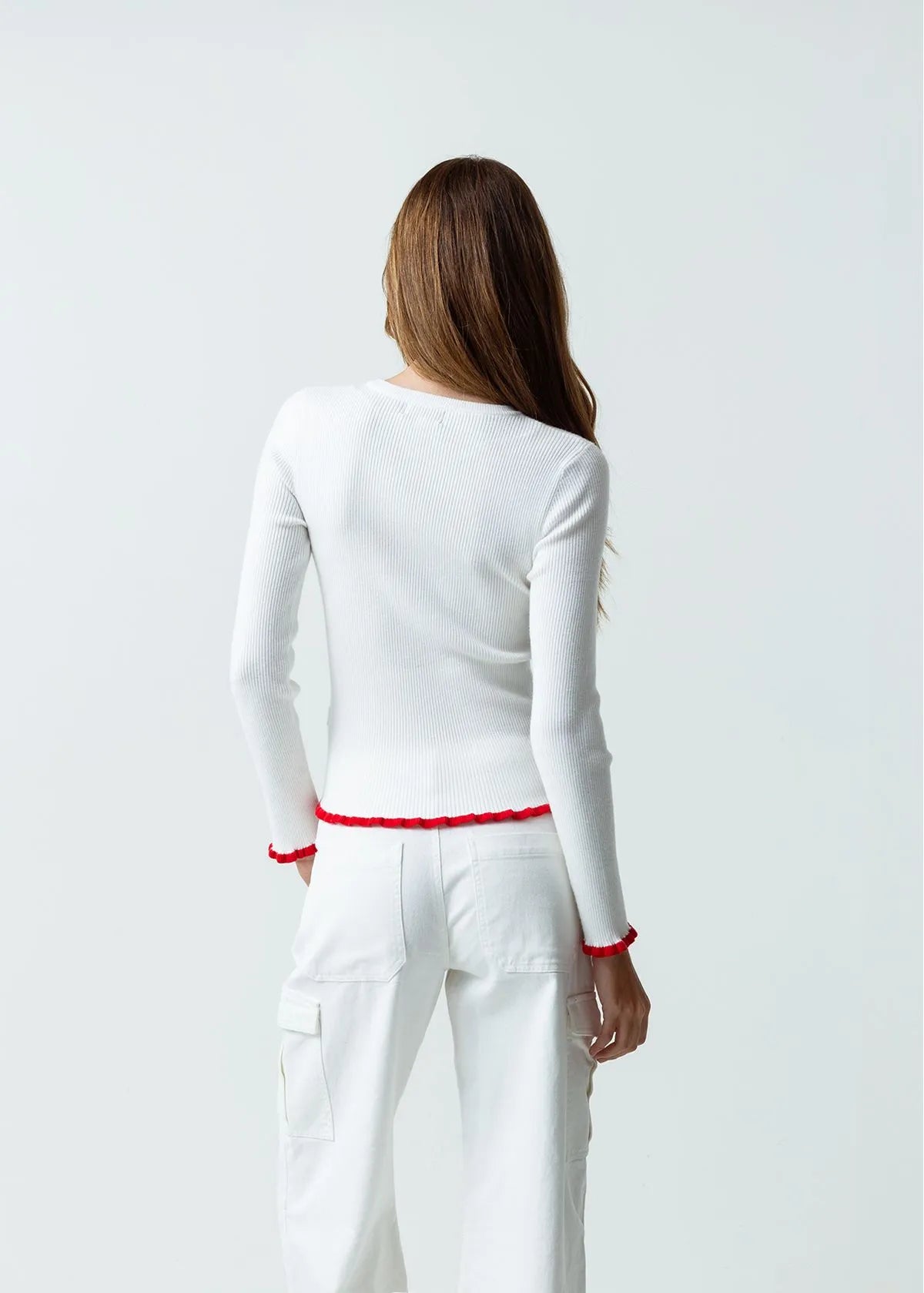Semi-tight woven shirt