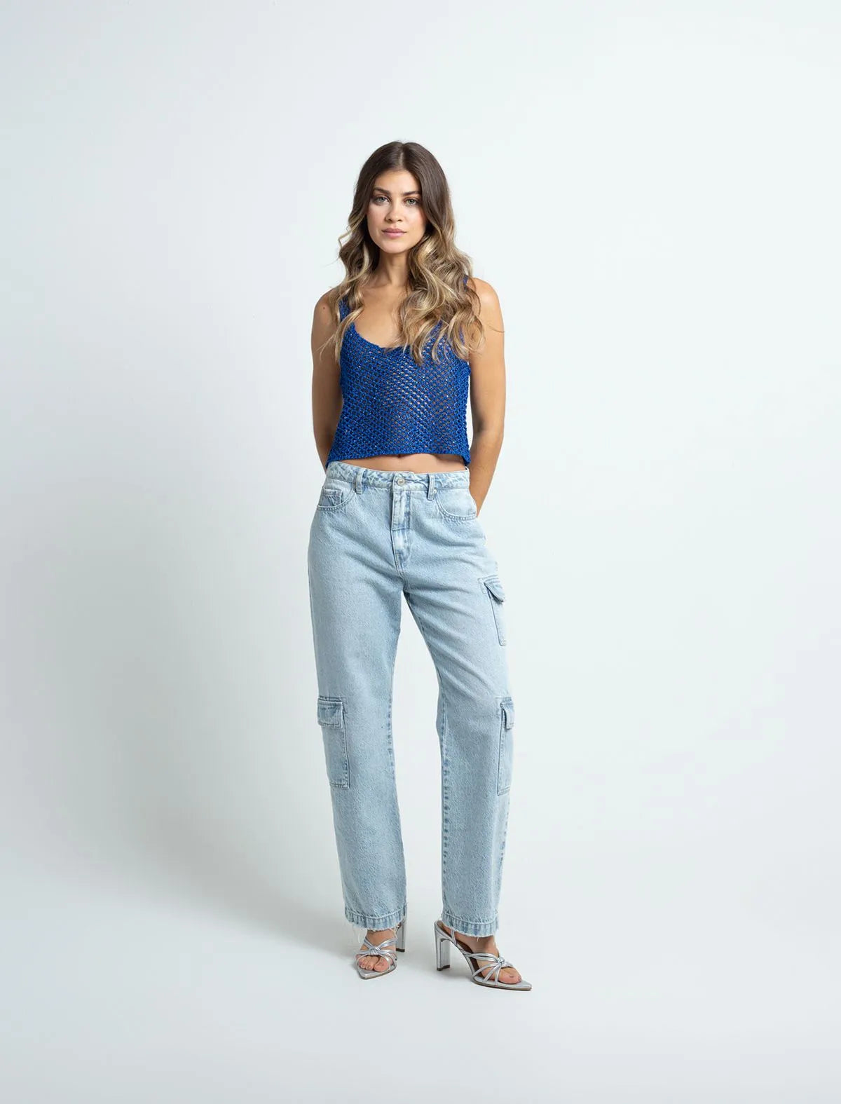 T-shirt with a sisa sleeves