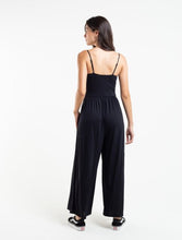 Load image into Gallery viewer, Long pants jumpsuit.  • Strips.  • Wide boot.
